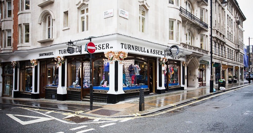 turnbull & asser butik London