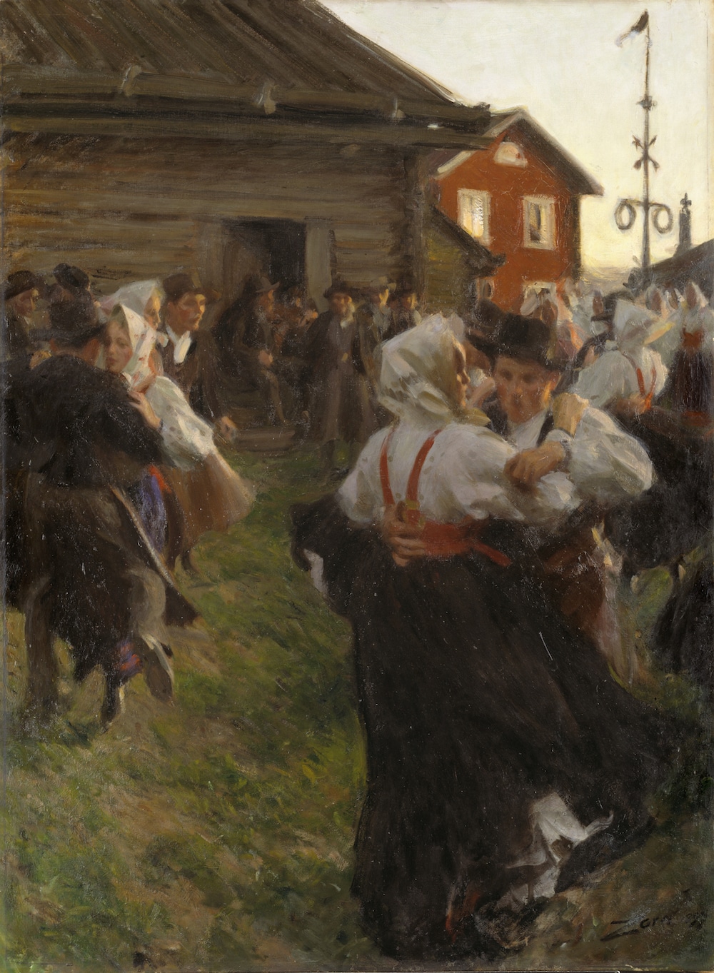 Anders Zorn Och Hans M Lningar K Nda Ver Hela V Rlden   Anders Zorn Midsommardans 1897 